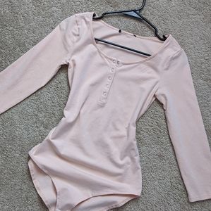 blush pink bodysuit